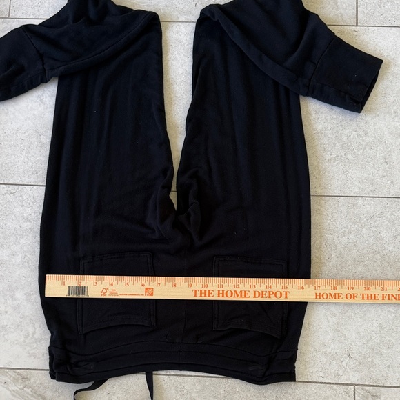 River + Sky Black Lace-Up Sweatshirt/drawstring matching set S - Picture 9 of 13